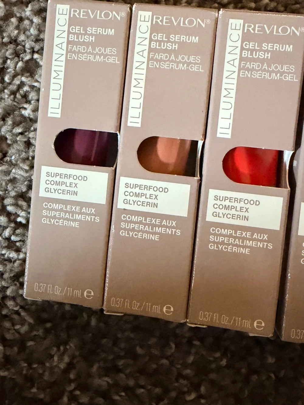 Revlon Illuminance Gel Serum Blush - Set of 4 Colors